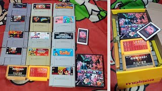 GANHEI MUITOS JOGOS DE SNES E NES/POLYSTATION DO QUERIDO INSCRITO DANIEL 🎮✨