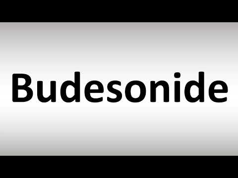 How to Pronounce Budesonide