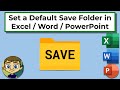 Easily Save Microsoft Office Files To The Right Folder