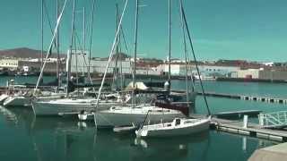 preview picture of video 'Marina Lanzarote -  Arrecife 2014'