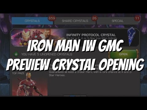 Iron Man IW Preview Grandmaster Crystal Opening - Marvel Contest of Champions