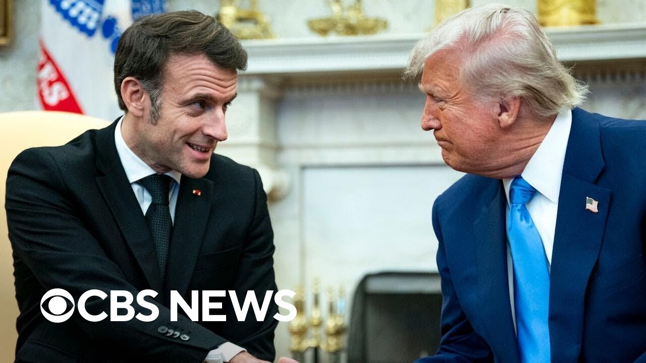 Trump, Macron take questions on Ukraine-Russia war