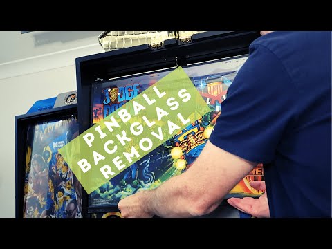 Pinball backglass removal - Pinball Beginner Quick Tips - 90's Bally, Williams, Data East and Sterns
