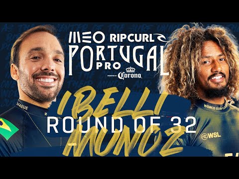 Caio Ibelli vs Carlos Munoz | MEO Rip Curl Pro Portugal - Round of 32 Heat Replay