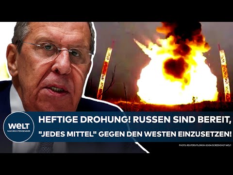 PUTINS KRIEG: Russen bereit, "jedes Mittel" gegen den Westen einzusetzen! Heftige Drohung von Lawrow