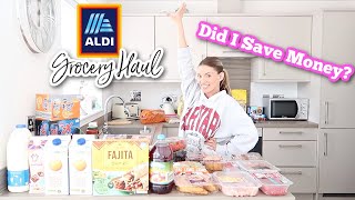ALDI GROCERY HAUL 2022 | Family of 4 Meal Ideas on a budget | Trying To Save Money