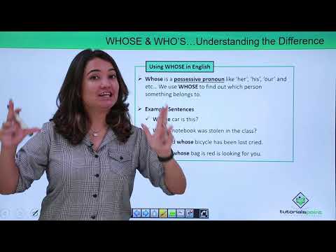 WHOSE and WHO S Understanding the Difference