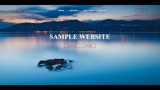 How to create a Simple Website  with Multiple Pages using HTML & CSS