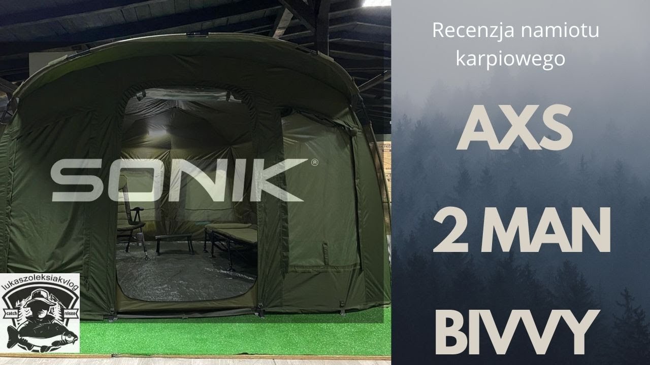 Watch video SONIK AXS 2 MAN BIVVY recenzja i prezentacja namiotu karpiowego Now SONIK AXS 2 MAN BIVVY recenzja i prezentacja namiotu karpiowego