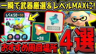 【スプラレイダース】武器厳選＆素材集めにおすすめの周回場所"4選"を紹介します！効率よく武器レベルをMAXにしたい方は必見です！【スプラトゥーン レイダース】
