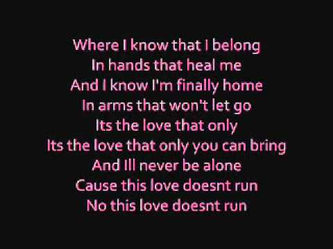 Kerrie Roberts- This Love Doesn't Run **With Lyrics**