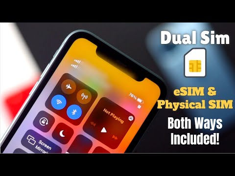 Dual SIM on iPhone (How to Use) | eSIM & Physical SIM – Both ways Included!