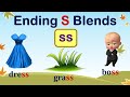 SS Blends Ending Consonant Blends Ss For UKG Ending Blends Ss Phonic Blends Blends Ss Words