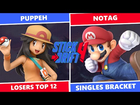Stick Drift 4: Losers Top 12 - Puppeh (PT) Vs NoTag (Mario, Samus) SSBU Singles