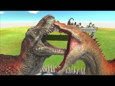SPINOSAURUS DINOSAUR VS ALL UNITS BATTLE - ANIMAL REVOLT BATTLE SIMULATOR