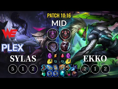 WE Plex Sylas vs Ekko Mid - KR Patch 10.16