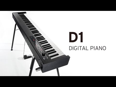 KORG D1｜持ち運び可能な本格鍵盤電子ピアノ・ステージピアノ｜鍵盤