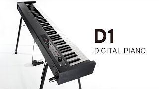 Video thumbnail for KORG D1 - The stylish digital piano in slim, compact designD1 mst by KORG INC.