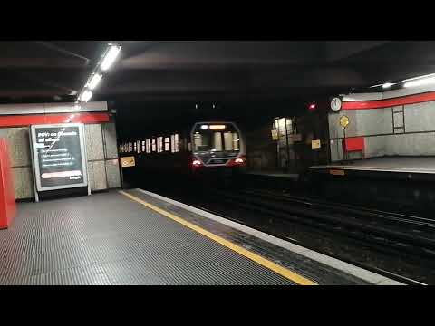 Metropolitana M1 fermata Cordusio  ripartenza Leonardo e arrivo 600 revamping