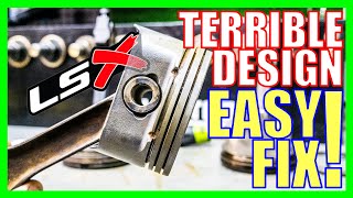 How To FIX Chevy’s LS Piston Mistake - Oil Consumption Fix In Minutes [DRILLING FOR OIL]