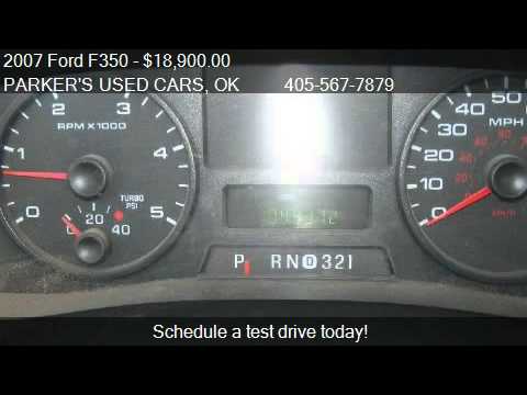 2007 Ford F350 XLT 4WD - for sale in PRAGUE, OK 74864