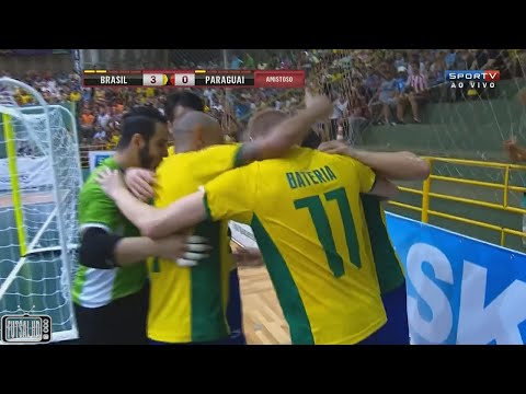 Gols Brasil 5 x 0 Paraguai - Amistoso Internaciona...