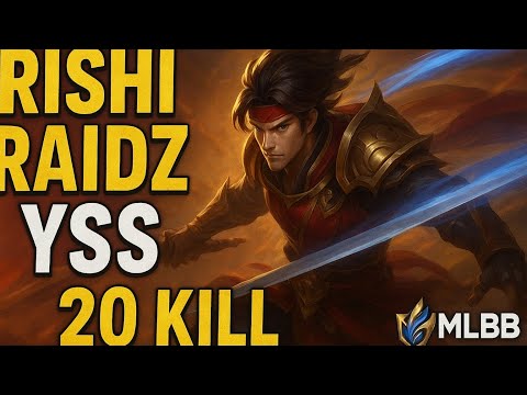 "20 KILL YSS CARRY! | Rishi Raidz INSANEYi Sun-Shin Gameplay | MLBB"(@#mlbb #mobilelegends #yss 