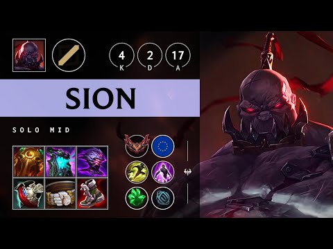 Sion Mid vs Yone - EUW Grandmaster Patch 25.18