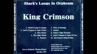 King Crimson &quot;Lament&quot; (1973.9.23) Boston, Massachusetts, USA