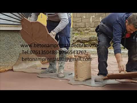 Beton Amprentat  Cornii de Sus -  Bacău  Tel.0761350488 -0766543767