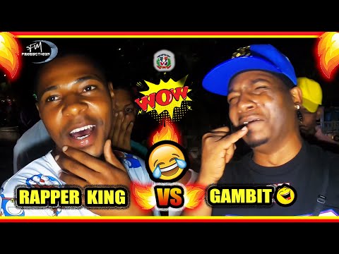 A REIR CON GAMBITO 😂!! Rapper King 🆚 Gambito 351 #Improvisando en San Cristobal Batalla Freestyle