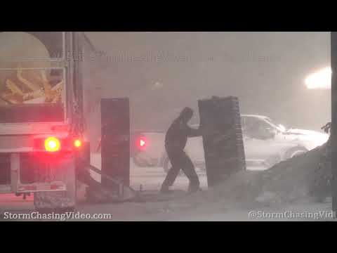Powerful Blizzard Hits Adams, NY - 2/27/2020