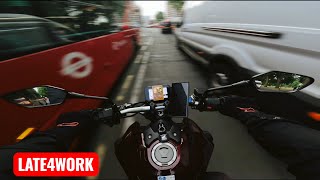 EARLY MORNING COMMUTE ON HONDA CB1000R