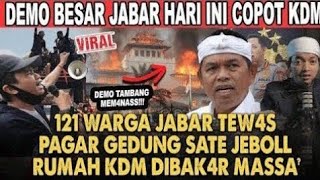 Download lagu KANG DEDI MULYADI DIKEPUNG PENDEMO MASSA DODI PERMANA?! GEDUNG SATE DIB4K4R DESAK COPOT KDM?! mp3