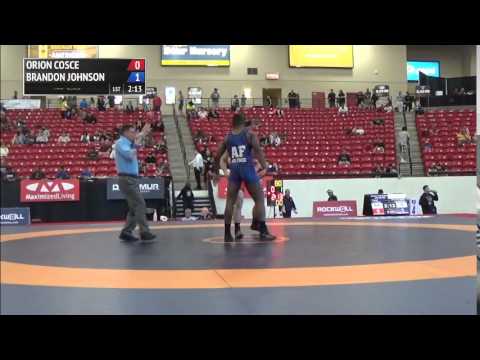 80 kg R1 - Orion Cosce (Hoopa) vs Brandon Johnson (Air Force WC)