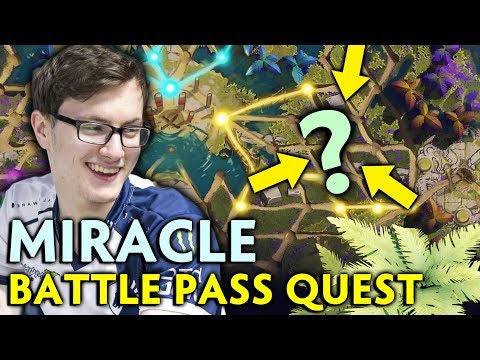 When MIRACLE has Battle Pass QUEST — he picks mid THIS HERO