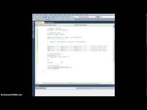 Neural Network Tutorial - Ch. 10.1 Example: XOR-Gate (Part 1)