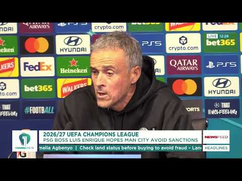 Luis Enrique Surprised by Man City Financial Rule Verdict