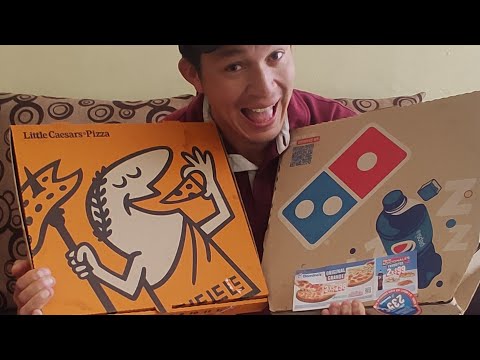 Comparing Domino's pizza and Little Caesar's, which is better? 🤔 @elgueroluna