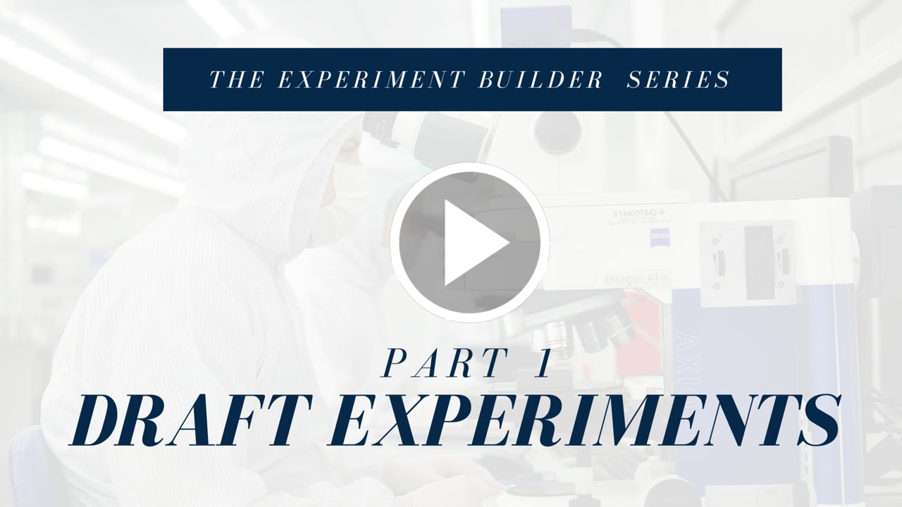 Part 1 Understanding Draft Experiments