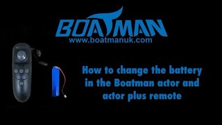How To Replace The Battery In Actor / Actor Plus Basic Remotes