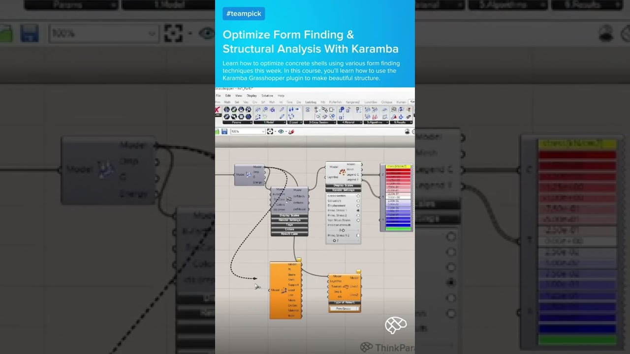 How To Use Karamba Structural Analysis With Grasshopper #