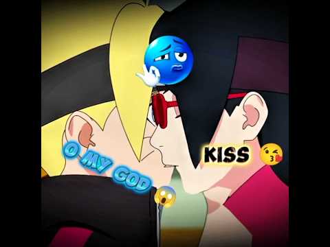 BORUTO AND SARADA FIRST KISS💋 #boruto#sarada