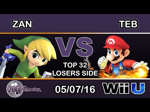 2GGT: Pink Fresh Saga - Teb (Mario) Vs. FaD | Zan (Toon Link) Top 32 Losers Side - Smash Wii U