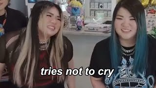 Gold and Funneh being emotional 🥹 (mostly Gold)