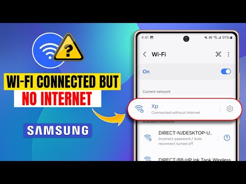 Fix WiFi Connected without Internet Connection  issues on Samsung | WIFI not Working on Samsung