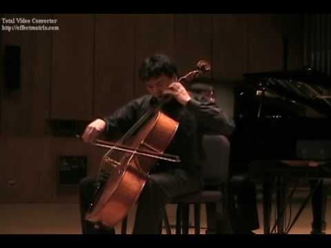 Luo Di Plays Tchaikowsky Pezzo Capriccioso for cello and piano op 62