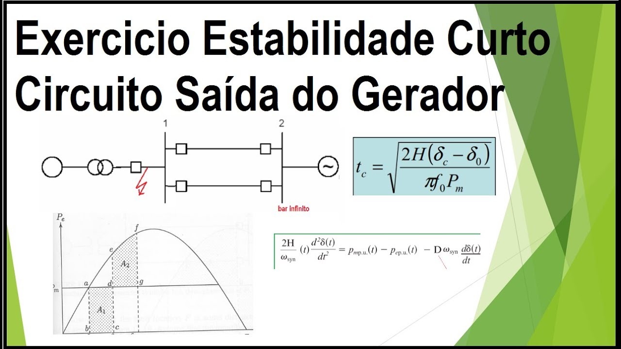 Exercício Estabilidade Maquina Síncrona