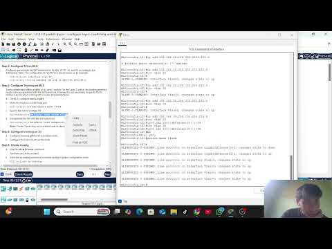 4.3.8 Packet Tracer - Configure Layer 3 Switching and Inter-VLAN Routing