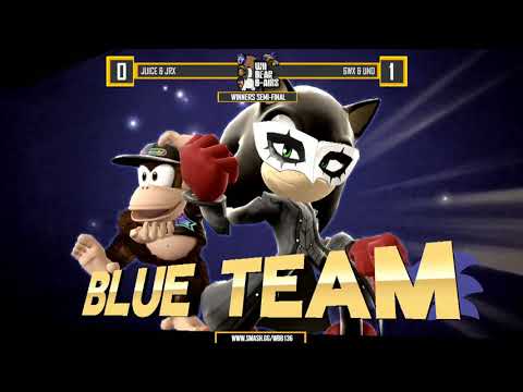 WBB 136 | 6WX & Uno vs Juice & Jrx - Winners Semi Finals - Smash 4